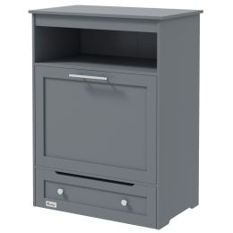 Pet Feeder Station Storage Cabinet, Dog Food Storage Container with Dog Raised Bowls, Watering Supplies, Gray (Option: Gray-935x505x210 mm)